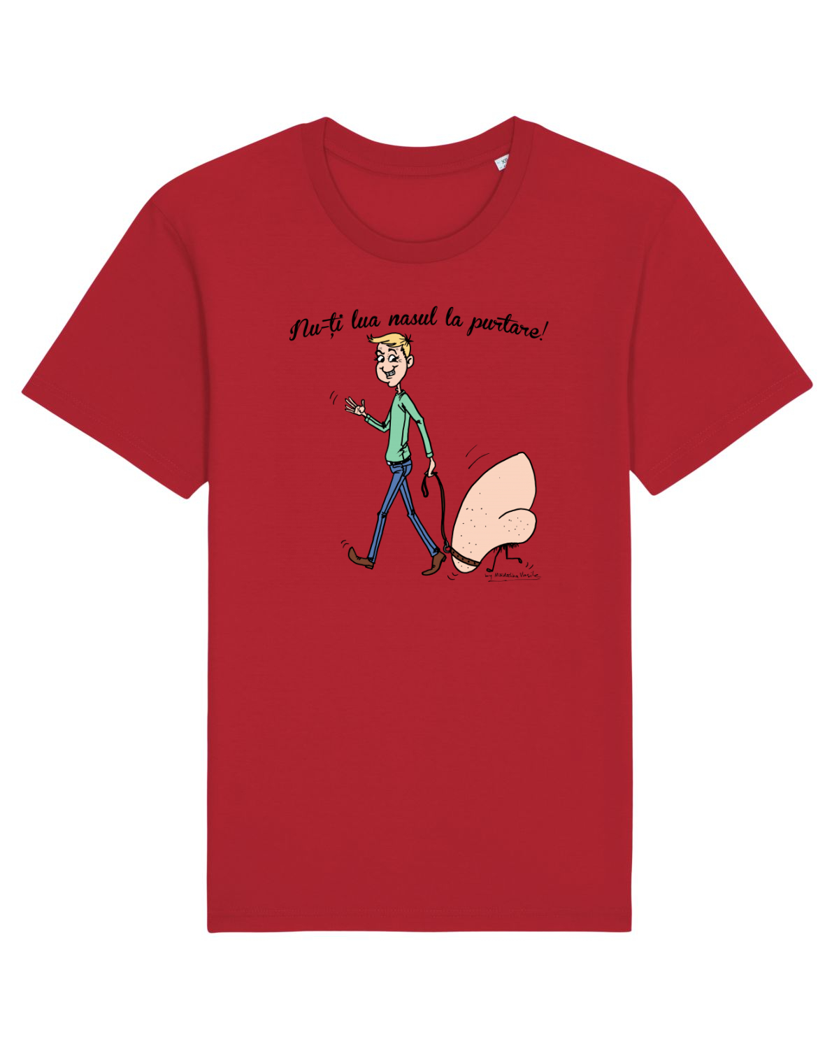 Tricou mânecă scurtă Unisex Rocker Red