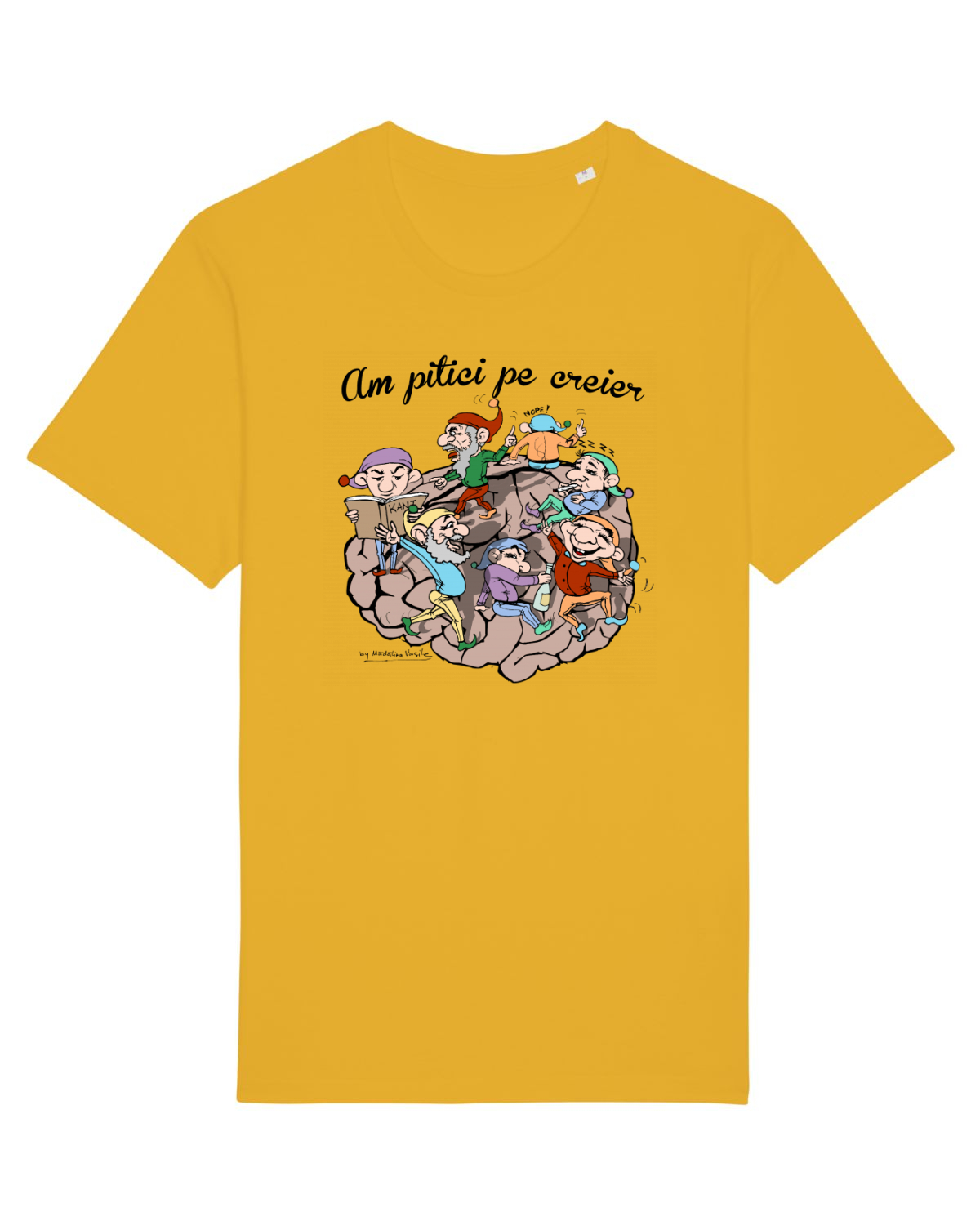 Tricou mânecă scurtă Unisex Rocker Spectra Yellow