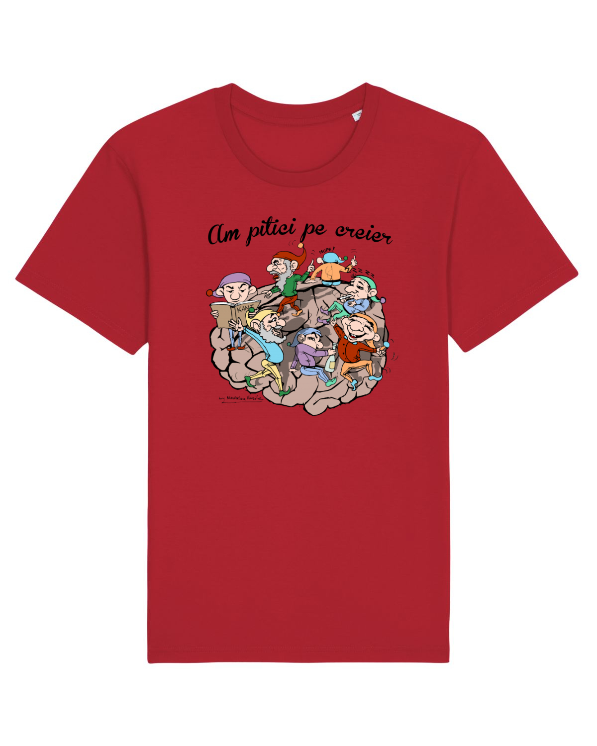 Tricou mânecă scurtă Unisex Rocker Red