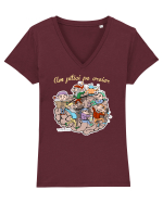 Am pitici pe creier Tricou mânecă scurtă guler V Damă Evoker