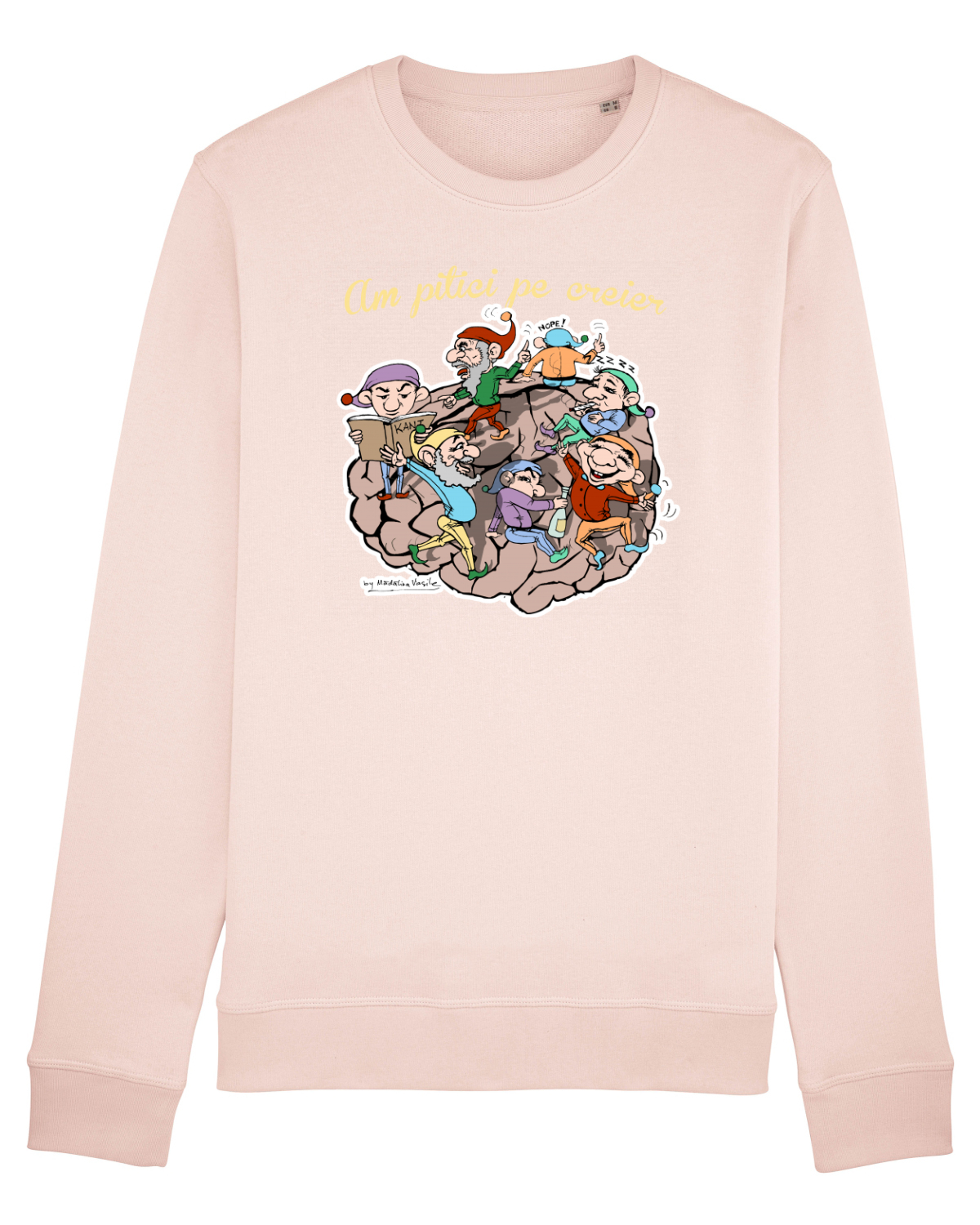 Bluză mânecă lungă Unisex Rise Candy Pink