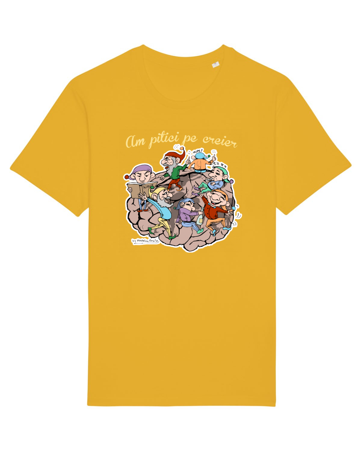 Tricou mânecă scurtă Unisex Rocker Spectra Yellow