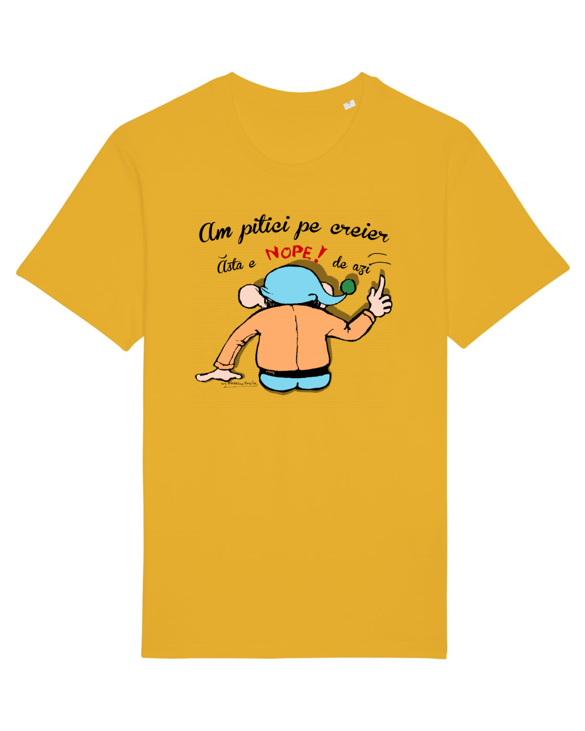 Tricou mânecă scurtă Unisex Rocker Spectra Yellow
