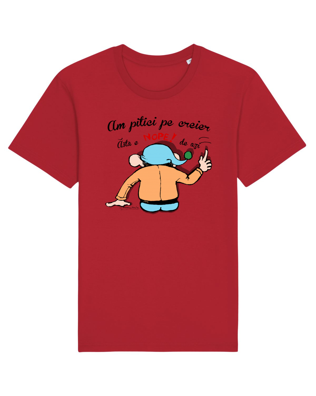 Tricou mânecă scurtă Unisex Rocker Red