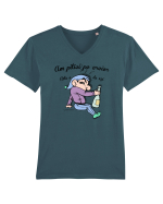 Pitici pe creier - Piticul bețiv Tricou mânecă scurtă guler V Bărbat Presenter