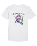 Pitici pe creier - Piticul bețiv Tricou mânecă scurtă guler larg Bărbat Skater