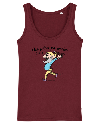 Pitici pe creier - Piticul entuziast - sociabil Burgundy