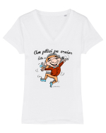 Pitici pe creier - Piticul fericit Tricou mânecă scurtă guler V Damă Evoker