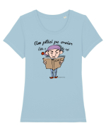 Pitici pe creier - Piticul filosof Tricou mânecă scurtă guler larg fitted Damă Expresser