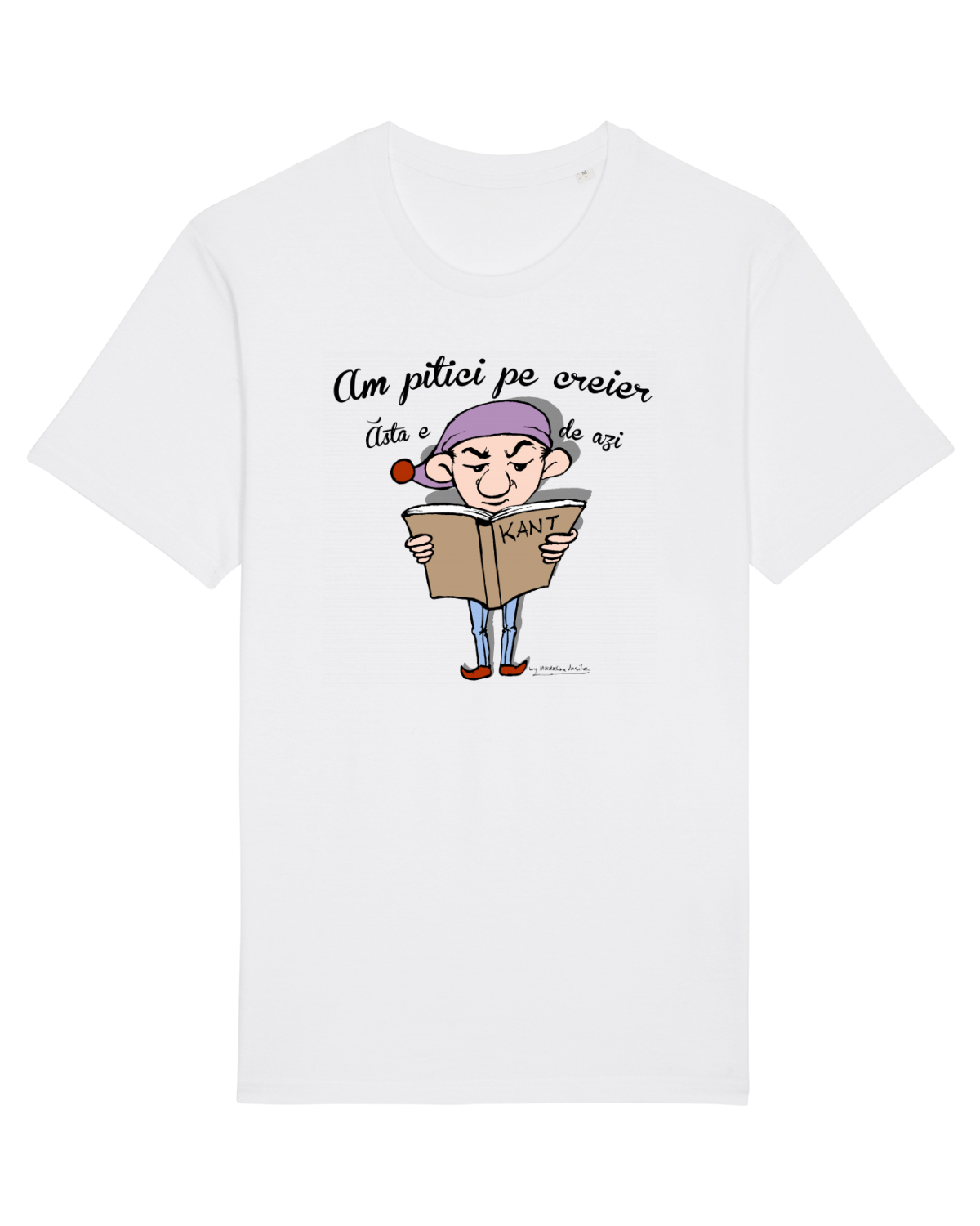 Tricou mânecă scurtă Unisex Rocker White