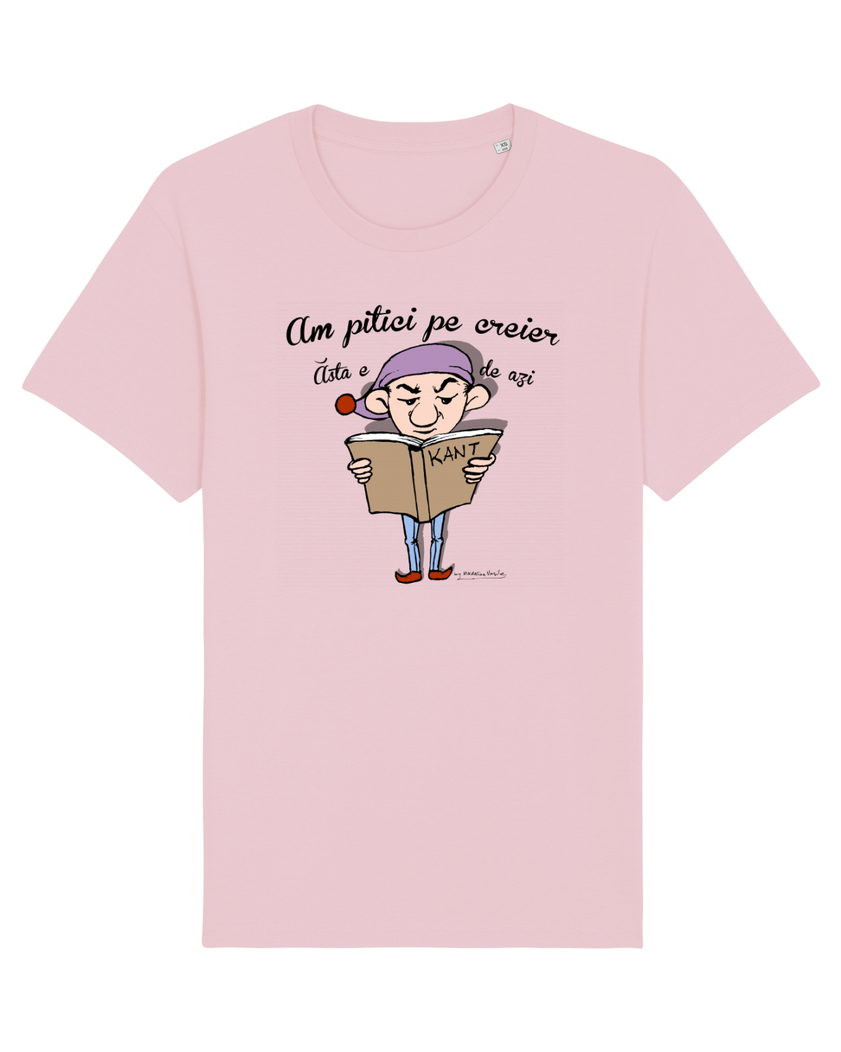 Tricou mânecă scurtă Unisex Rocker Cotton Pink