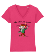Pitici pe creier - Piticul nervos Tricou mânecă scurtă guler V Damă Evoker
