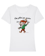 Pitici pe creier - Piticul nervos Tricou mânecă scurtă guler larg fitted Damă Expresser