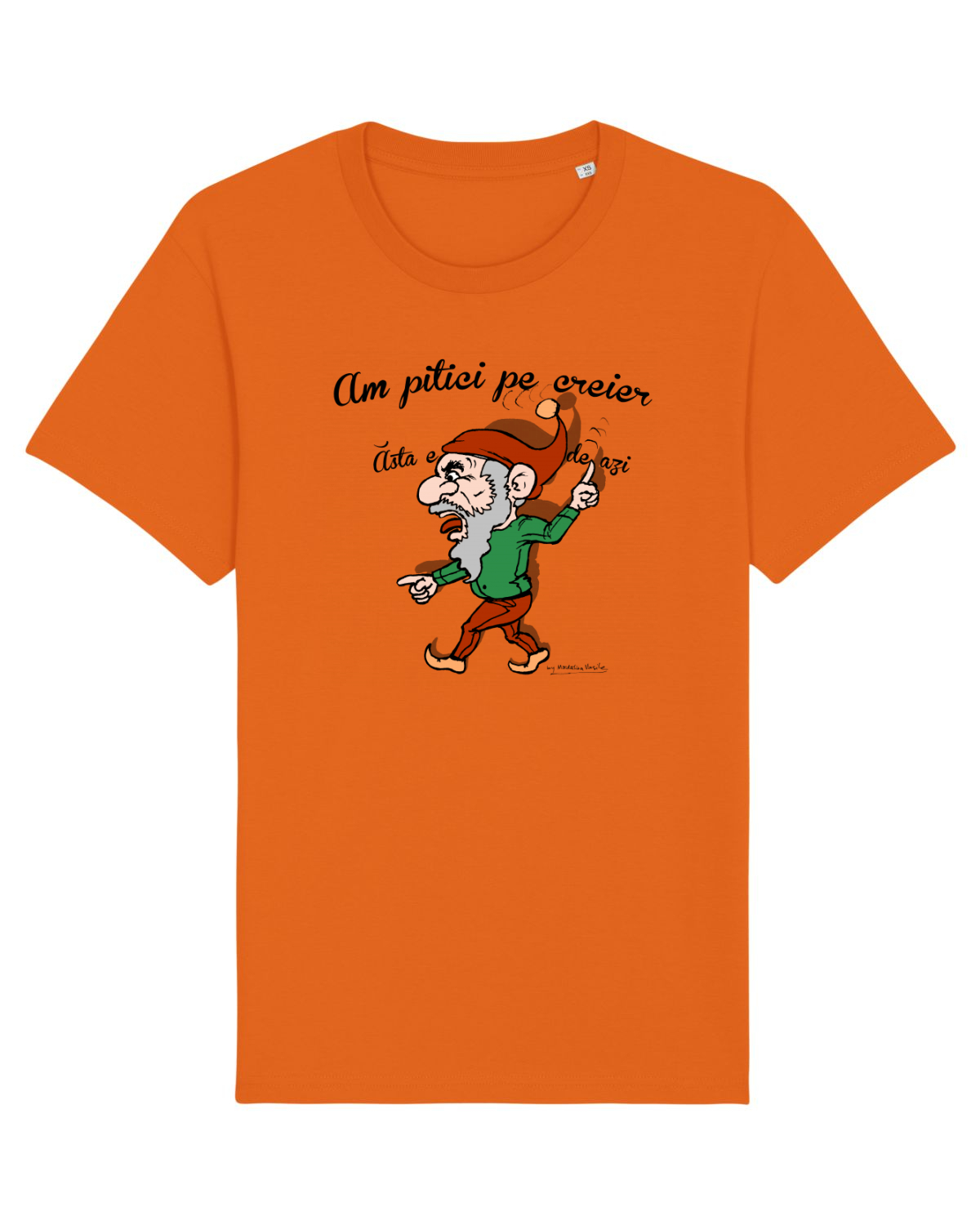 Tricou mânecă scurtă Unisex Rocker Bright Orange