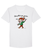 Pitici pe creier - Piticul nervos Tricou mânecă scurtă guler larg Bărbat Skater