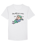 Pitici pe creier - Piticul leneș Tricou mânecă scurtă guler larg Bărbat Skater