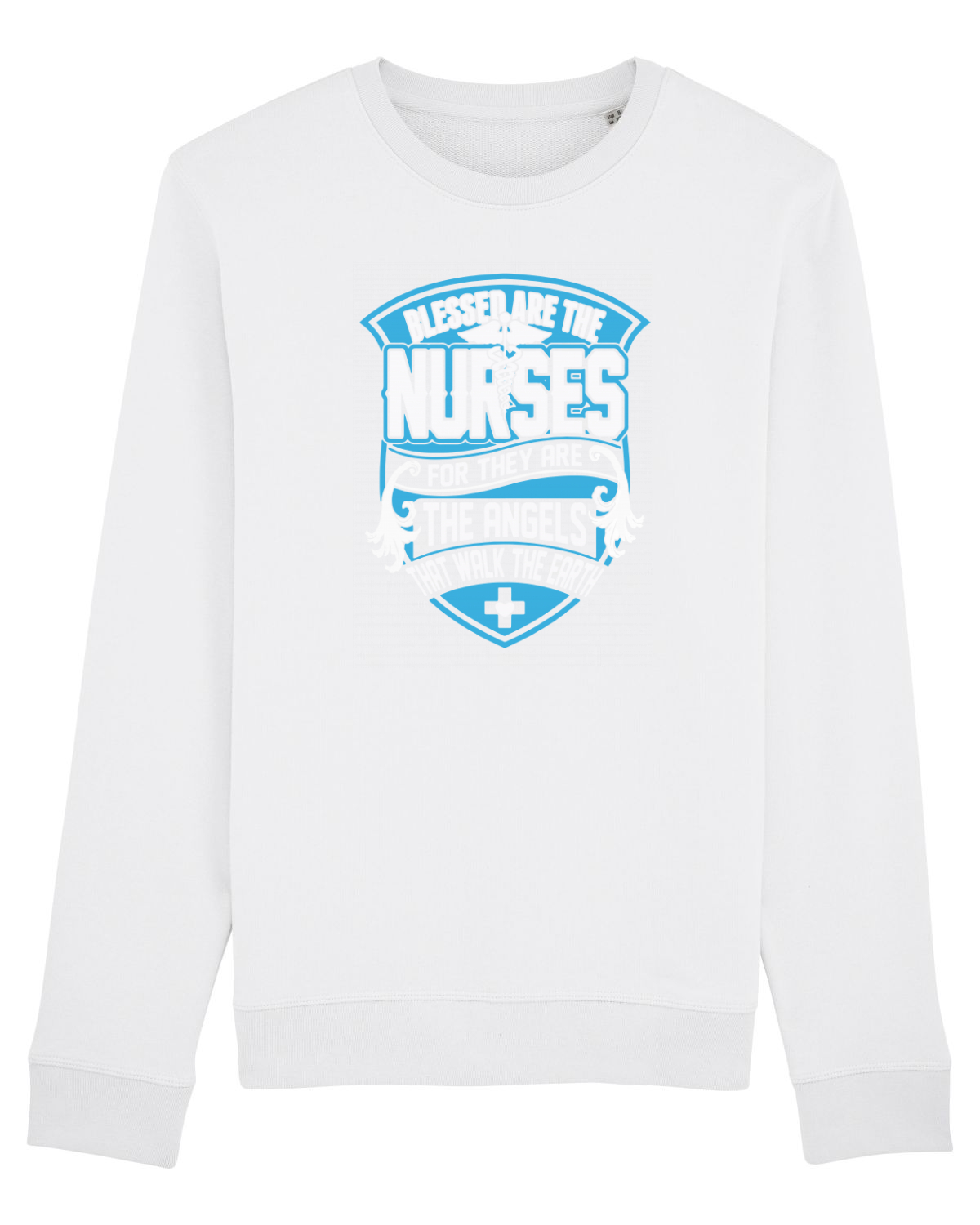 Bluză mânecă lungă Unisex Rise White