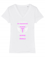 NURSE Tricou mânecă scurtă guler V Damă Evoker