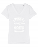 NURSE Tricou mânecă scurtă guler V Damă Evoker