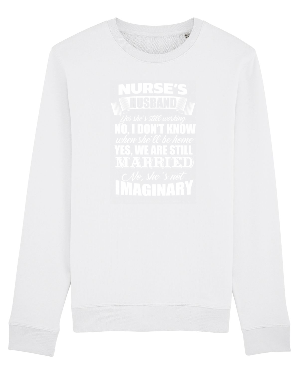 Bluză mânecă lungă Unisex Rise White