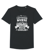 NURSE Tricou mânecă scurtă guler larg Bărbat Skater