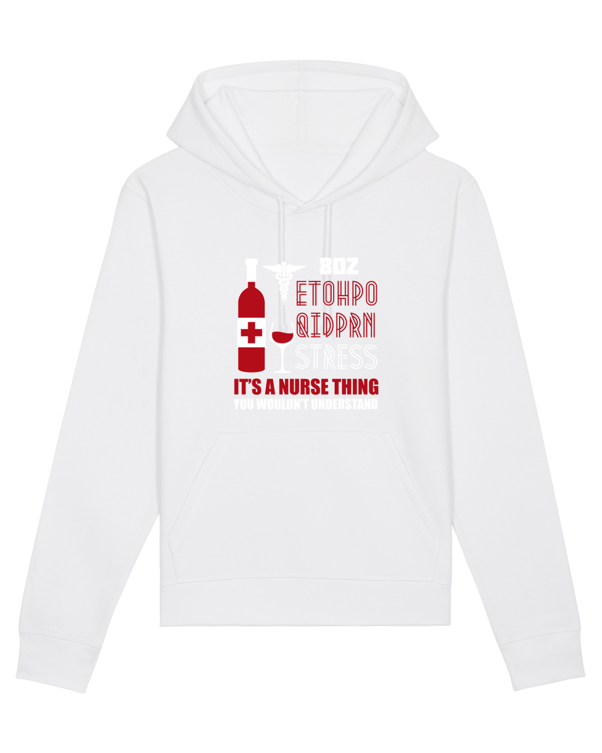 Hanorac Unisex Drummer White