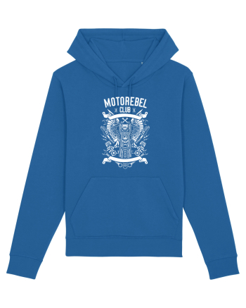 Moto Club Vintage White Royal Blue