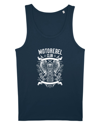 Moto Club Vintage White Navy