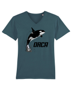 ORCA Tricou mânecă scurtă guler V Bărbat Presenter