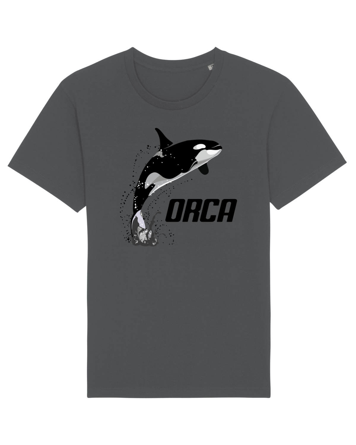 Tricou mânecă scurtă Unisex Rocker Anthracite