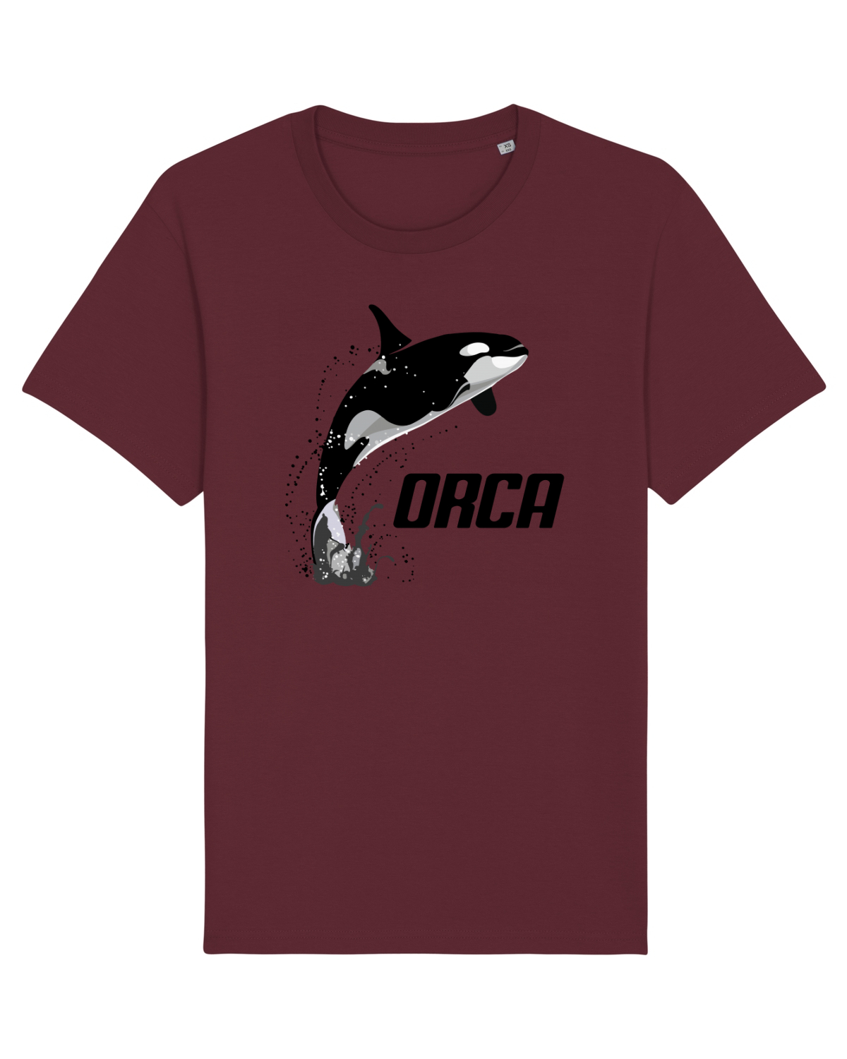 Tricou mânecă scurtă Unisex Rocker Burgundy