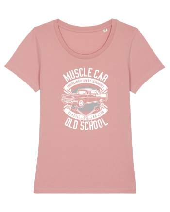 Muscle Car Vintage White Canyon Pink