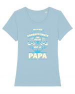 PAPA Tricou mânecă scurtă guler larg fitted Damă Expresser