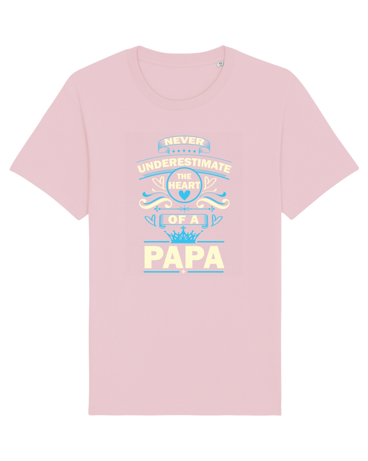 Tricou mânecă scurtă Unisex Rocker Cotton Pink