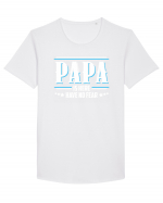 PAPA Tricou mânecă scurtă guler larg Bărbat Skater