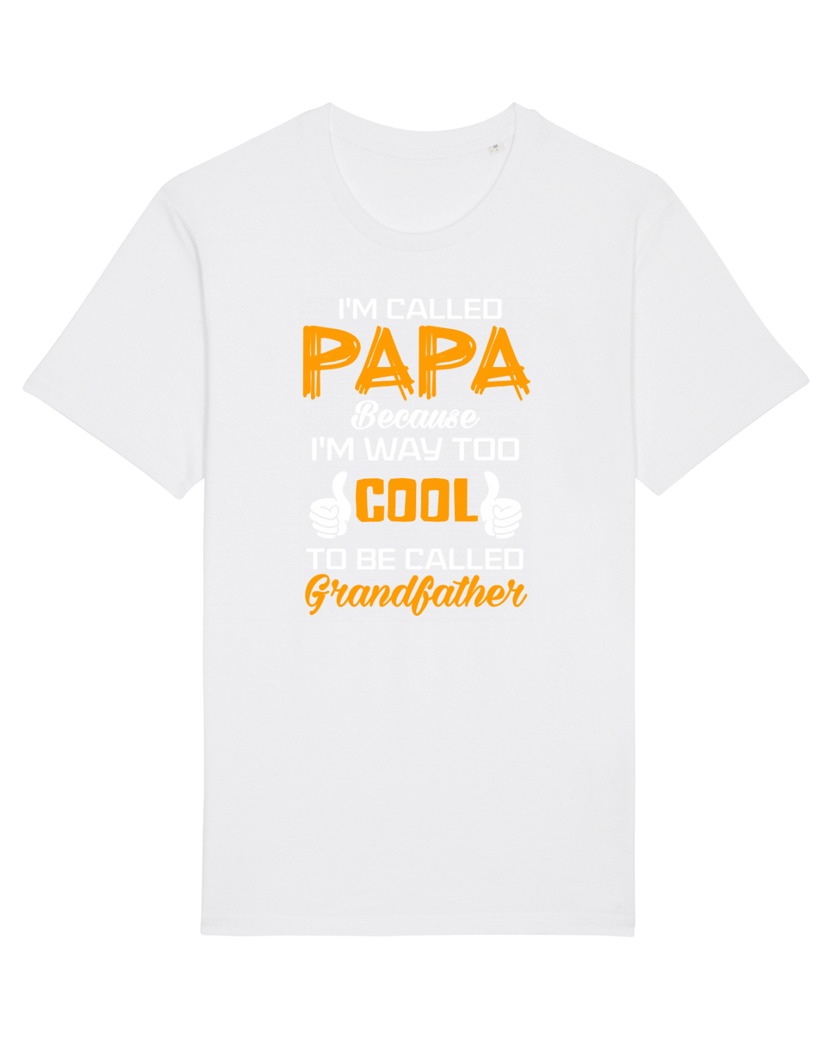 Tricou mânecă scurtă Unisex Rocker White