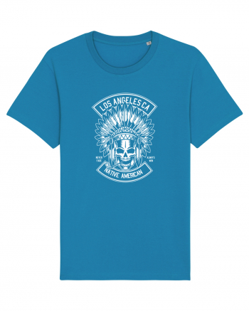 Native American Skull White Azur