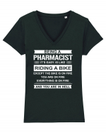 PHARMACIST Tricou mânecă scurtă guler V Damă Evoker