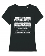 PHARMACIST Tricou mânecă scurtă guler larg fitted Damă Expresser