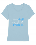 PIT BULL  Tricou mânecă scurtă guler larg fitted Damă Expresser