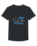 PIT BULL  Tricou mânecă scurtă guler larg Bărbat Skater