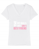 PIT BULL  Tricou mânecă scurtă guler V Damă Evoker