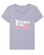 PIT BULL  Tricou mânecă scurtă guler larg fitted Damă Expresser