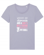 PIT BULL  Tricou mânecă scurtă guler larg fitted Damă Expresser