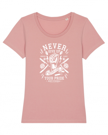 Never Give Up White Fist Canyon Pink