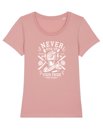 Never Give Up White Fist Canyon Pink
