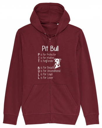 PIT BULL  Burgundy