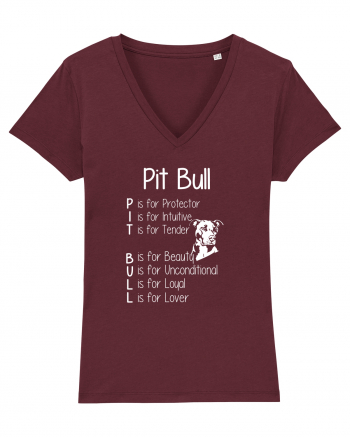 PIT BULL  Burgundy