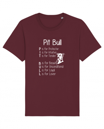 PIT BULL  Burgundy