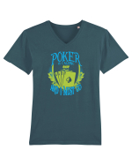 POKER Tricou mânecă scurtă guler V Bărbat Presenter